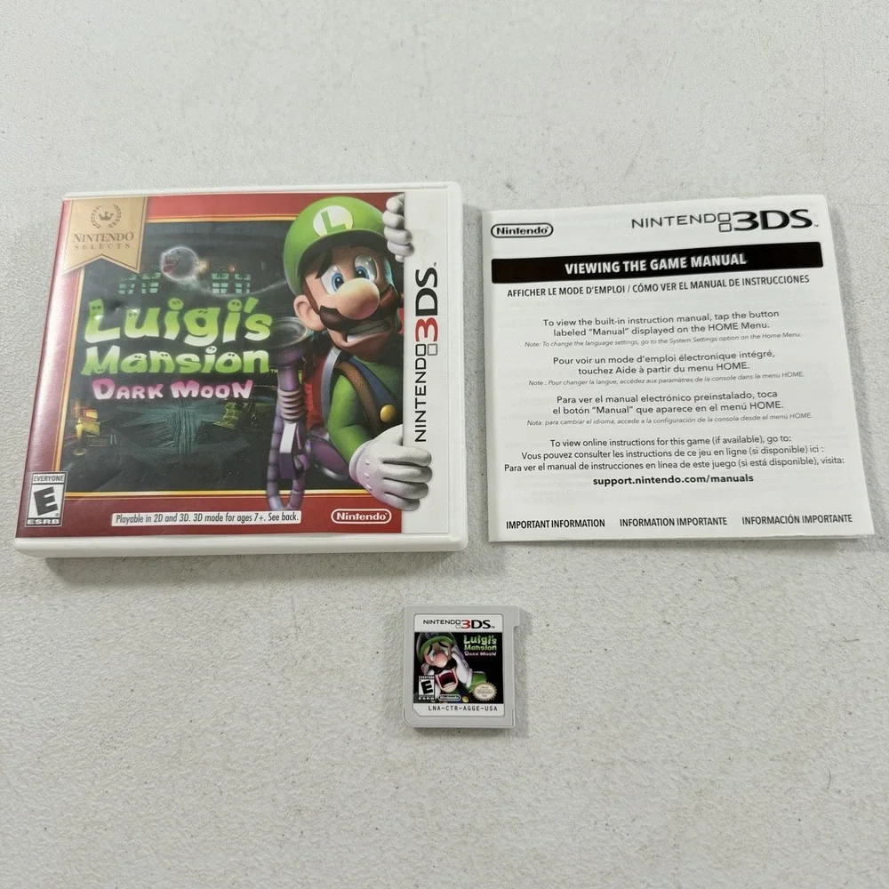 Luigi's Mansion: Dark Moon Nintendo Selects Edition 2013 Nintendo 3DS Tested